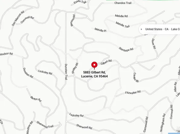 5883 Gilbert Road, Lucerne, CA 95458