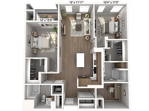 Floor plan B2D