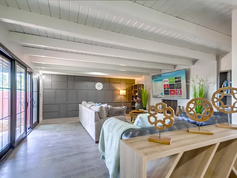 Access to the living room sliding door, step out the backyard for outdoor fun