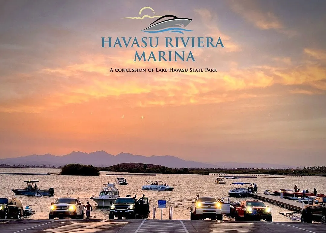 Sunset at Havasu Riviera Marina _ quick access to boating, water sports, and Lake Havasu recreation just minutes from the property. - 2720 Southwind Ave