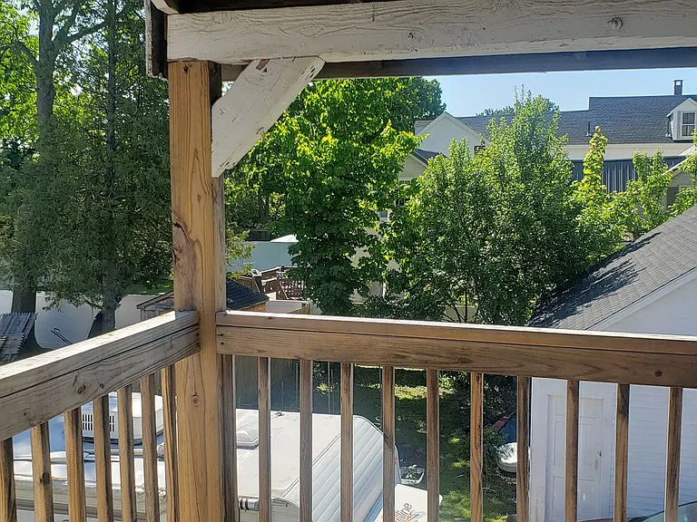 View exiting the apartment