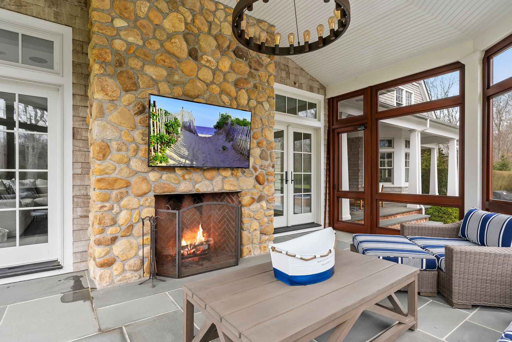  Wood Burning Fireplace 