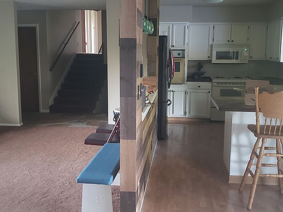 Living room & kitchen.