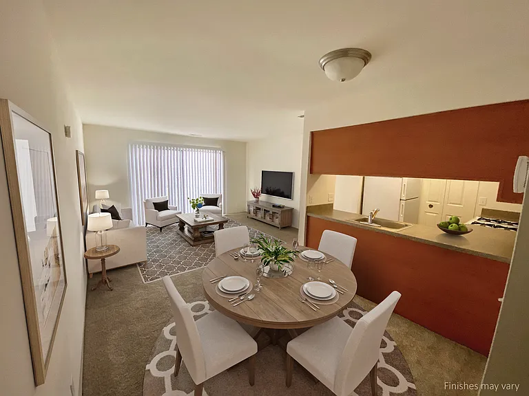 Violet Dining and Living Room