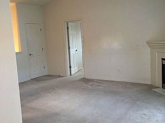 Living room with skylight