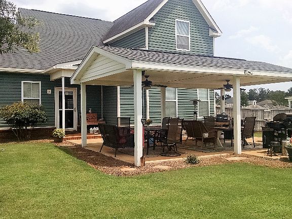 Large patio