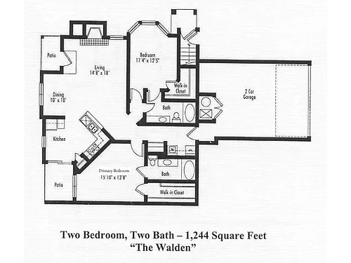 Floor plan Walden Lower Level - Renovated