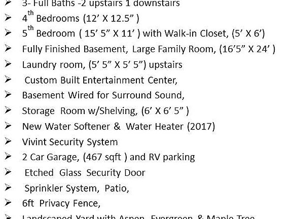 Measurements and Other Info