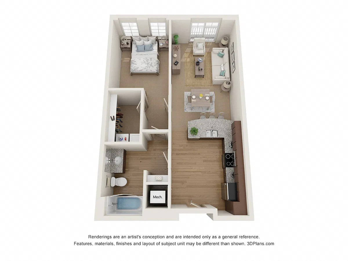 Floor plan Hancock