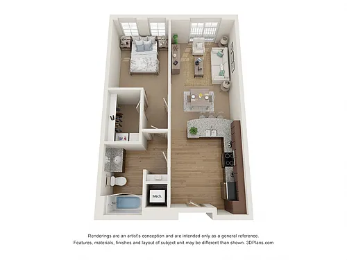 Floor plan Hancock