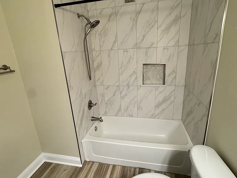 Master bathroom.
