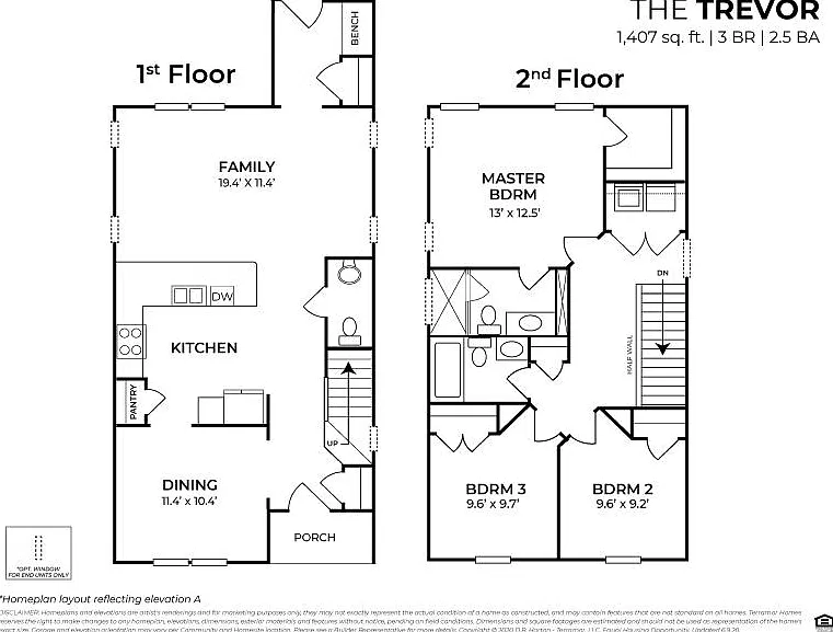 3 bed, 2.5 bath, 1407 sqft, $1,699 — Photo 2