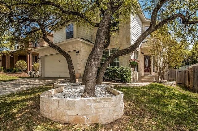 Front with great trees!