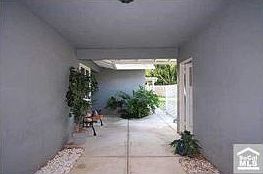 Covered breezeway entry