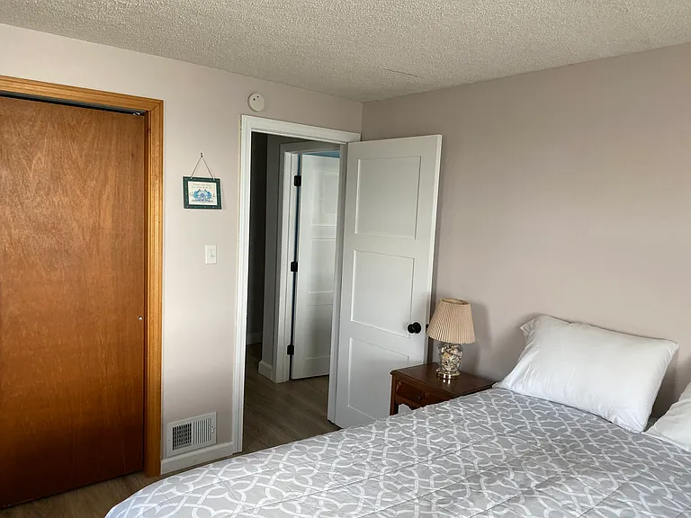Bedroom 1 with Queen Bed and Large Closet