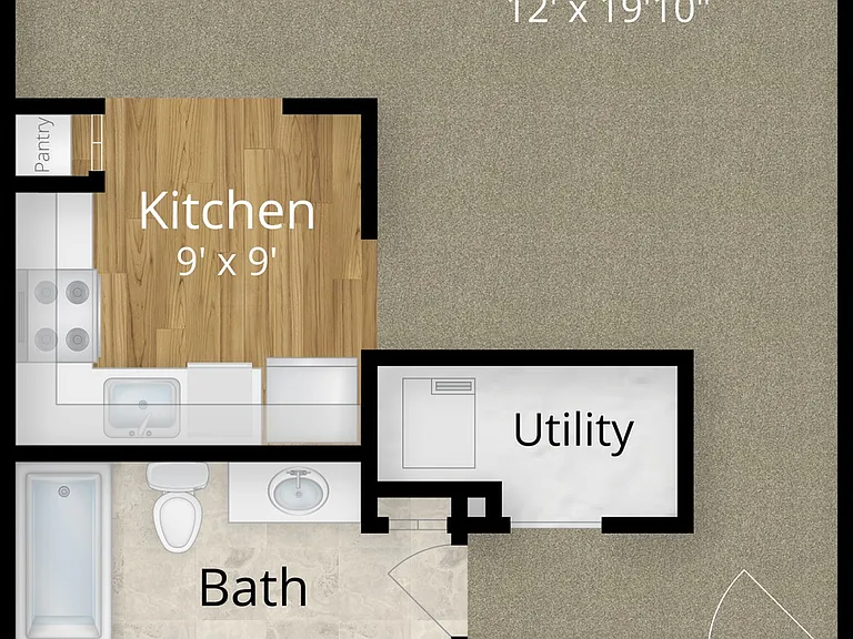 1 Bedroom/1 Bath 1 Bedroom/1 Bath