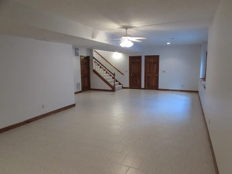 Large basement recreation area