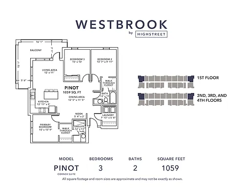 Floor plan Pinot