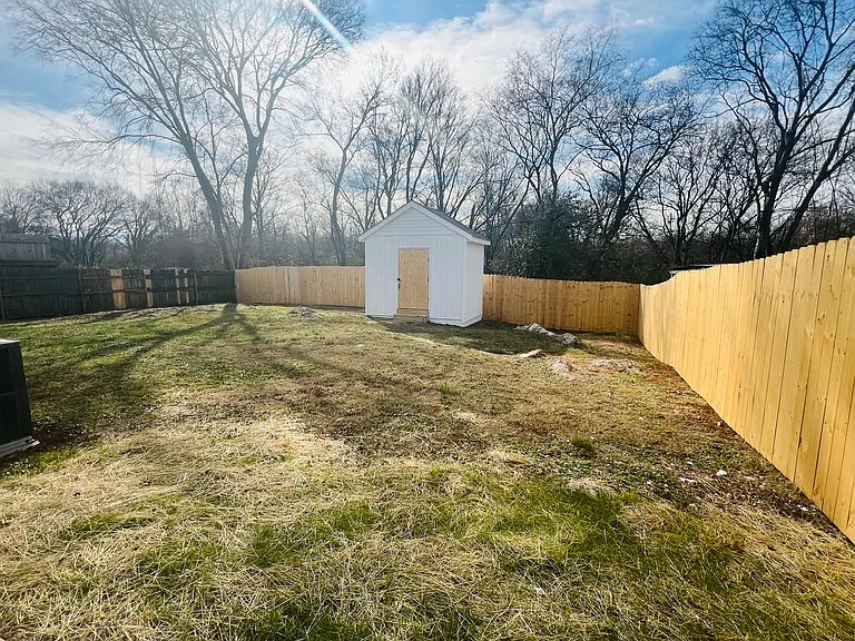 Privacy Fenced Backyard