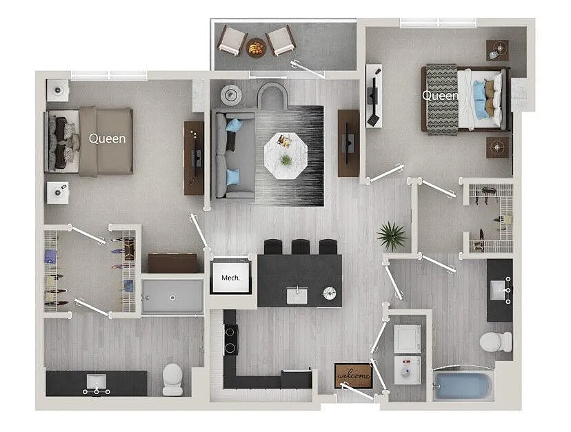 Floor plan B1