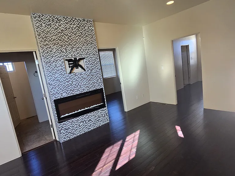 Upstairs living area