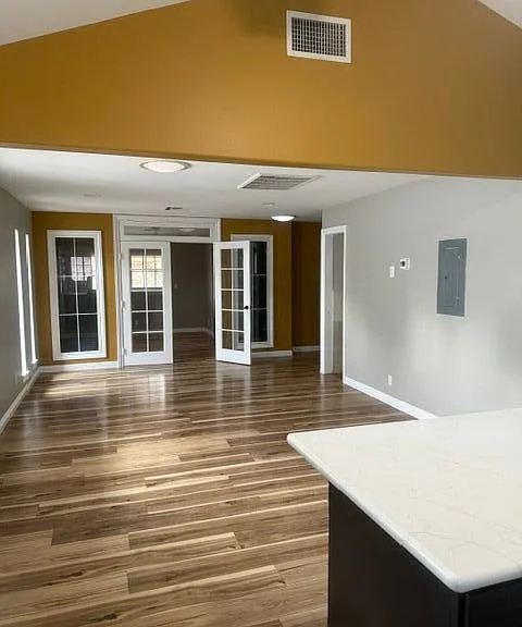 View from kitchen