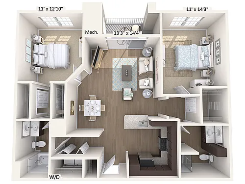 Floor plan B4-E-Floor1