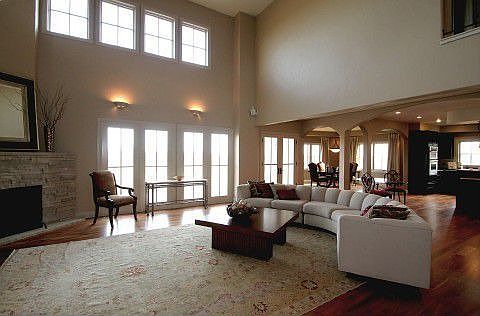 French doors open to the patio!