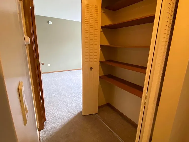 Hall storage closet/linen closet