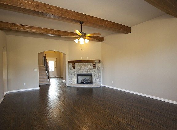 Beautiful wood beams in Great Room