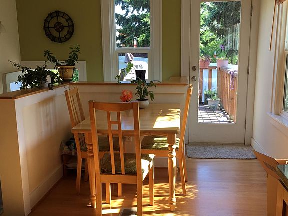 Light-filled nook leads out to Trex deck