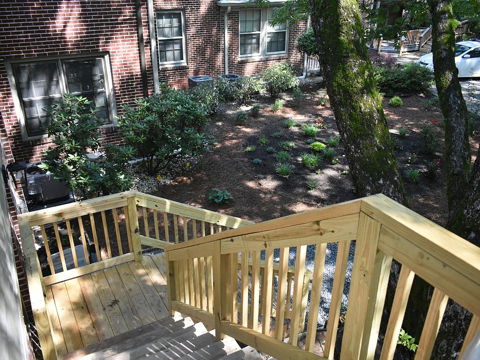 View when descending steps from Unit I
