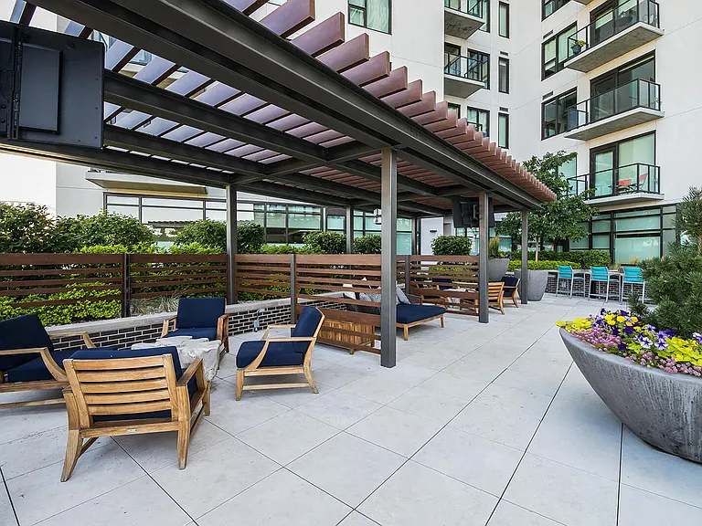 Watch the game outdoors in the cabanas