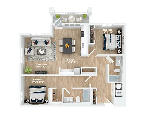 Floor plan Meadow C1
