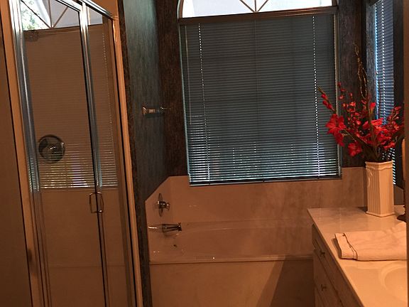 Separate shower and tub 