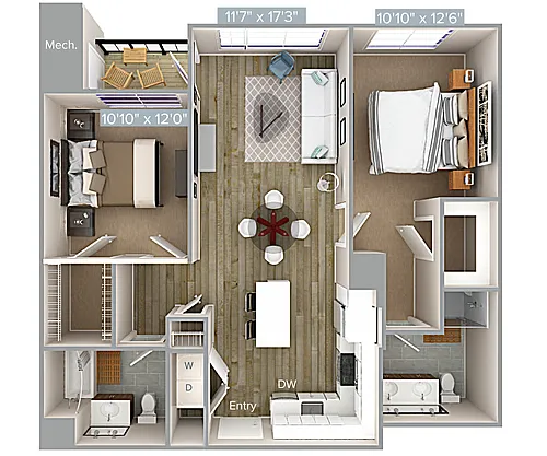 Floor plan B2-1055-A