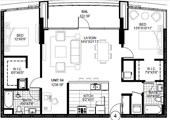 Floor plan SPIRE 2I