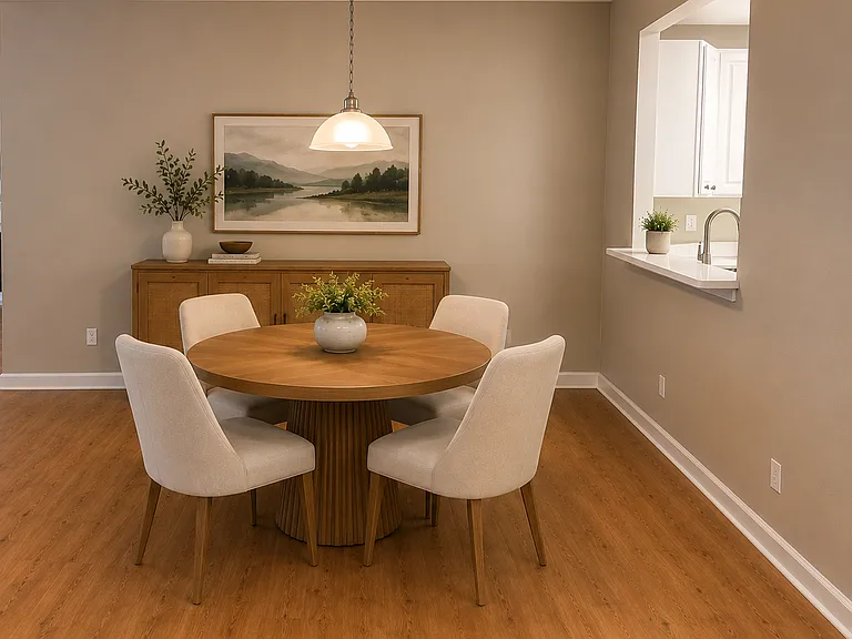 open dining room