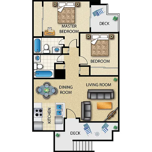 Floor plan The Deauville