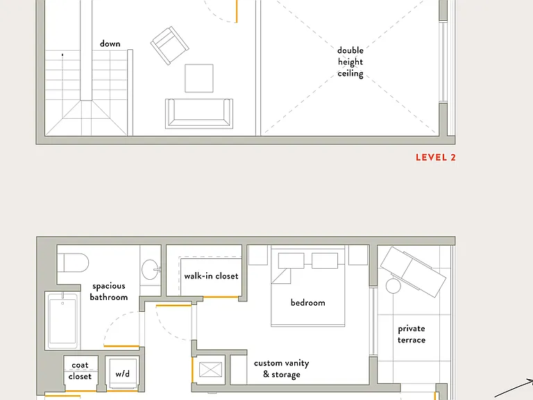 PENTHOUSE Layout with Loft PENTHOUSE Layout with Loft