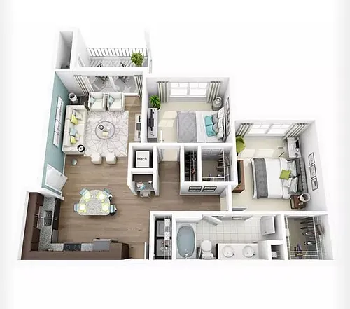Floor plan B2