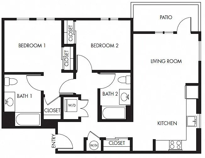 Floor plan 2C