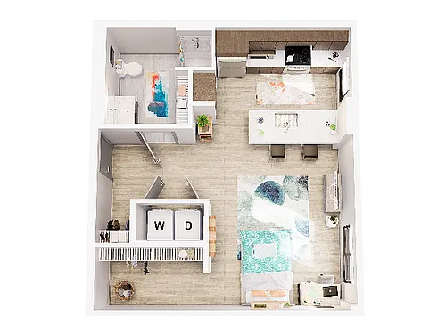 Floor plan Studio XL