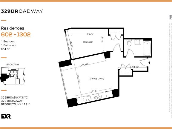 2nd image of 329 Broadway #1112