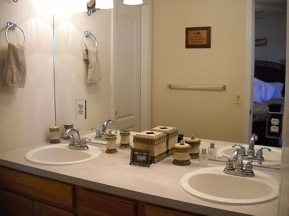 Private Master Bath with Dual Vanities
