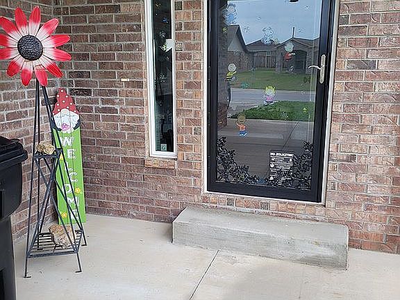 front storm door entry