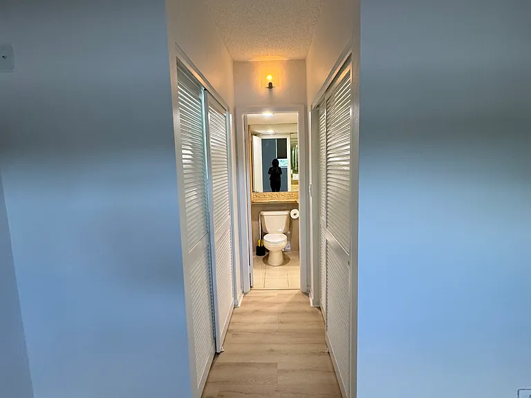 Hallway to Master bathroom