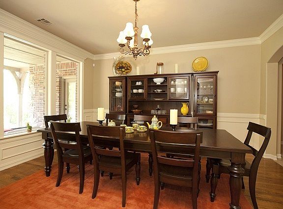 Formal dining fit for a dinner party