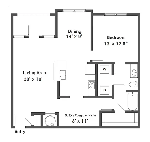 Floor plan A2-984