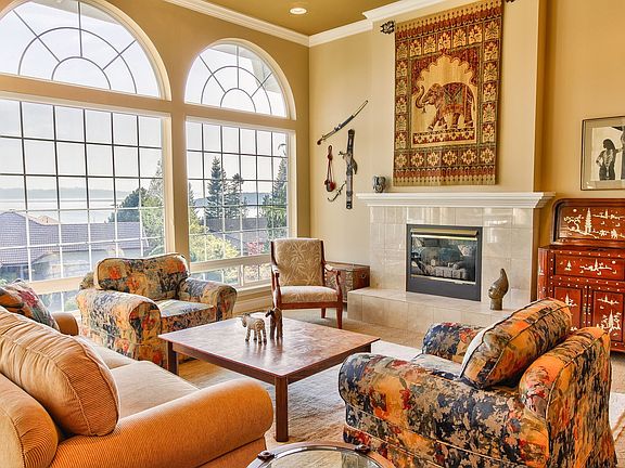 Close up of living room